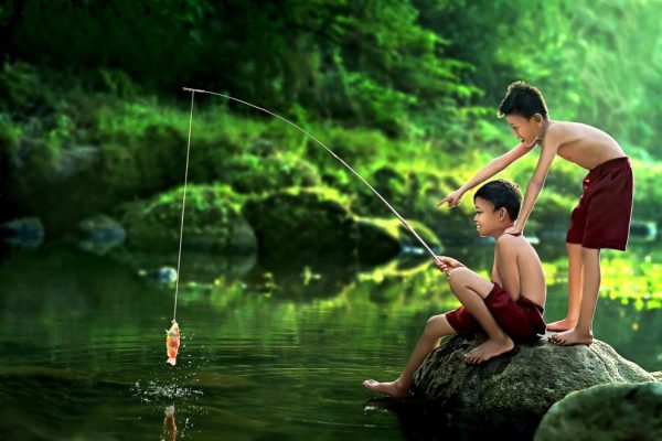 Joyful Escape: Fishing in Streams Tha Village – A Peaceful Cultural Experience