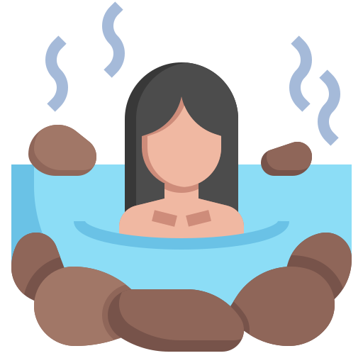 Soaking in Natural Hot Springs